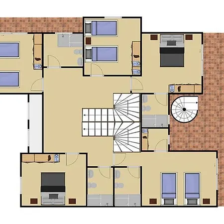 Sleeps 14 With Pool Air Con And Wifi * Nerja