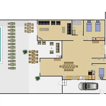 Sleeps 14 With Pool Air Con And Wifi Nerja